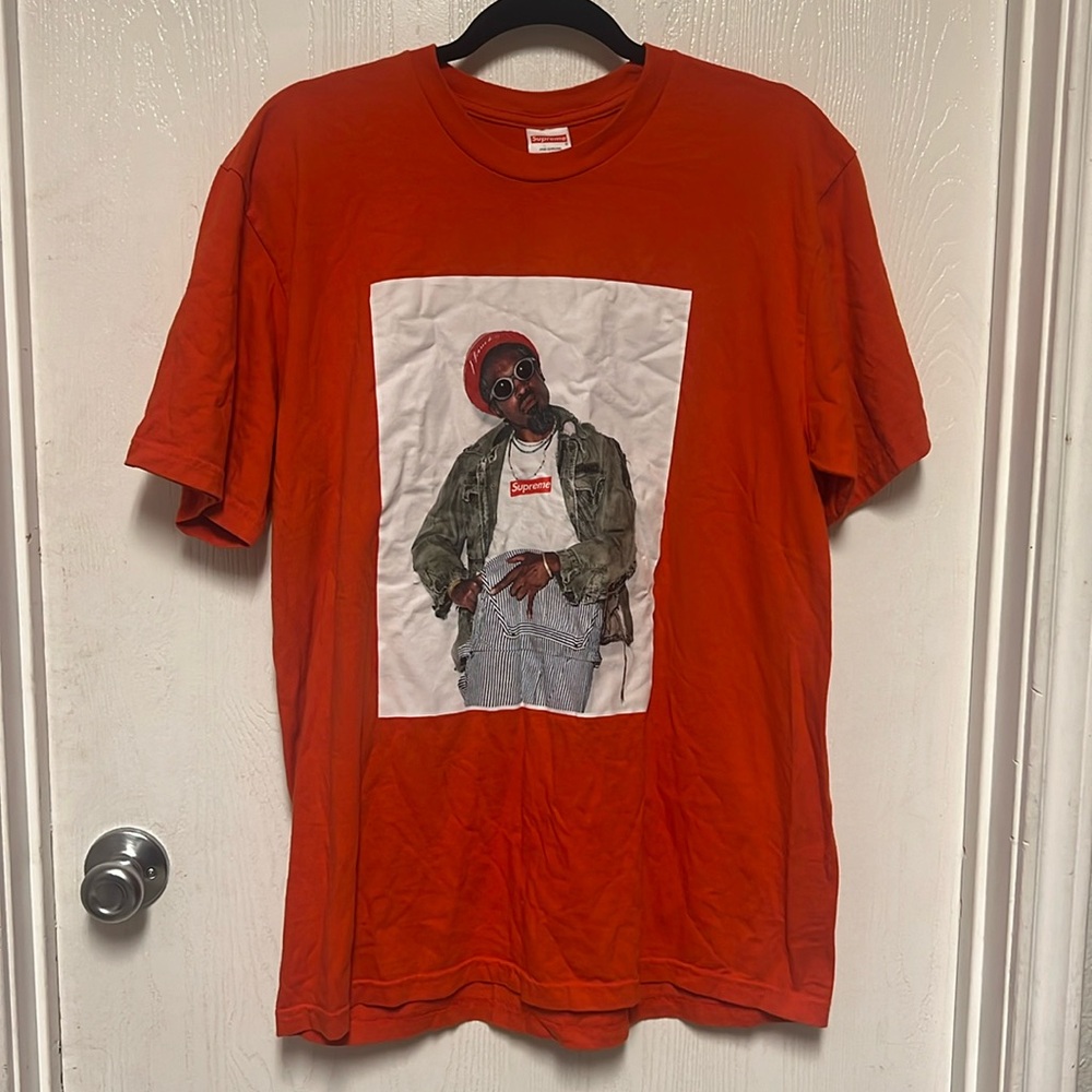 Supreme André 3000 Tee, size large.